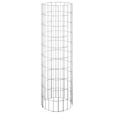 Vidaxl Gabion Pflanzer 3 ST Runde erhöht Ø30x100 cm Stahl