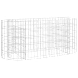 Vidaxl Gabion -Pflanzer erhöhte 120 x 50 x 50 cm verzinkte Eisen