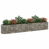 Vidaxl Gabion Planter Insented 330x50x50 cm galvanisert jern