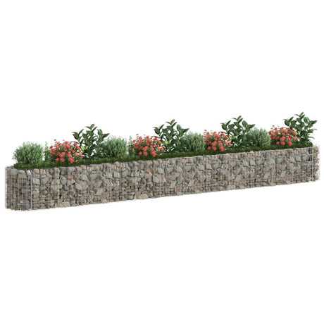 Vidaxl Gabion Pflanzer 470 x 50 x 50 cm verzinkt