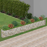 Vidaxl Gabion Pflanzer 470 x 50 x 50 cm verzinkt