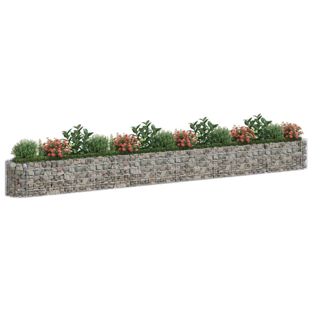 Plaopanice Vidaxl Gabion zvedla 540x50x50 cm galvanizované železo