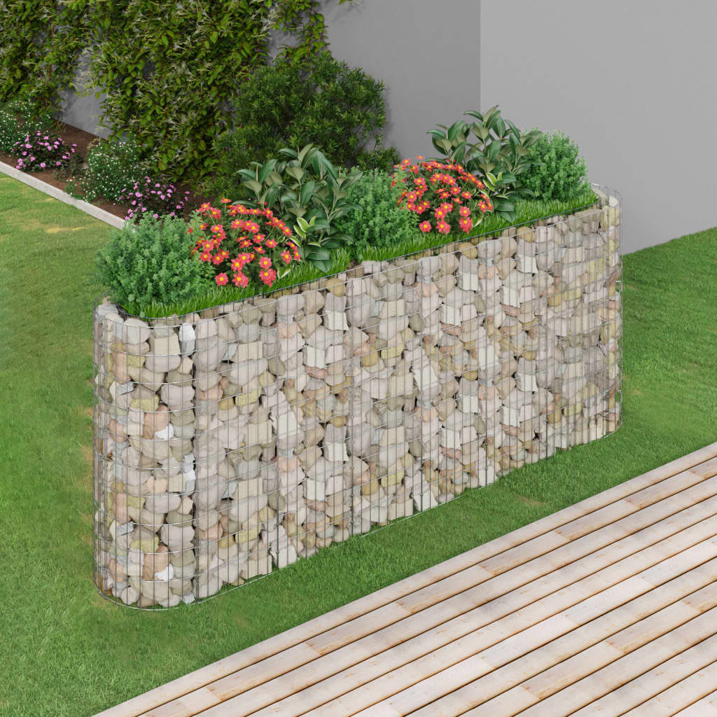 Vidaxl Gabion Fiorter ha raccolto ferro zincato 260x50x100 cm