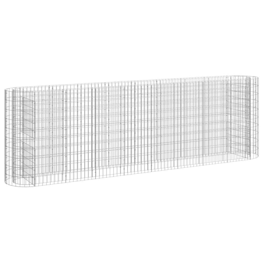 Sadzarka Vidaxl Gabion podniesiona 330x50x100 cm ocynkowane żelazo