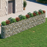 Sadzarka Vidaxl Gabion podniesiona 540x50x100 cm ocynkowane żelazo