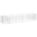 Vidaxl Gabion -Pflanzer vermehrte 300x100x50 cm verzinktes Eisen