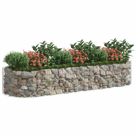 Vidaxl Gabion -Pflanzer vermehrte 300x100x50 cm verzinktes Eisen
