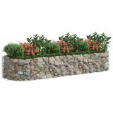 Vidaxl Gabion -Pflanzer vermehrte 300x100x50 cm verzinktes Eisen