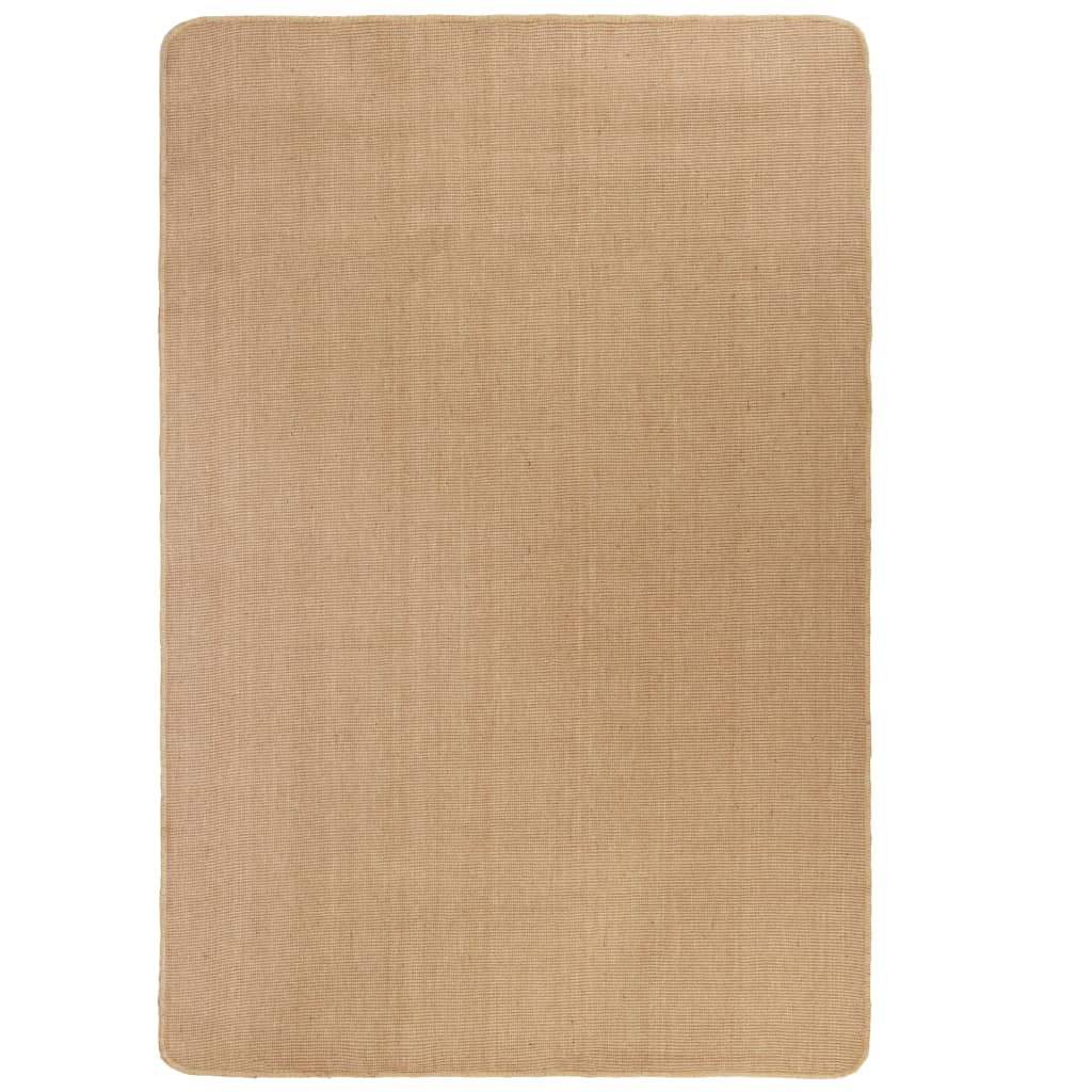 Vidaxl Teppich mit Latex unten 180x250 cm Jute