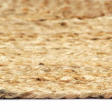 Vidaxl Teppich handgefertigt 80x250 cm Jute