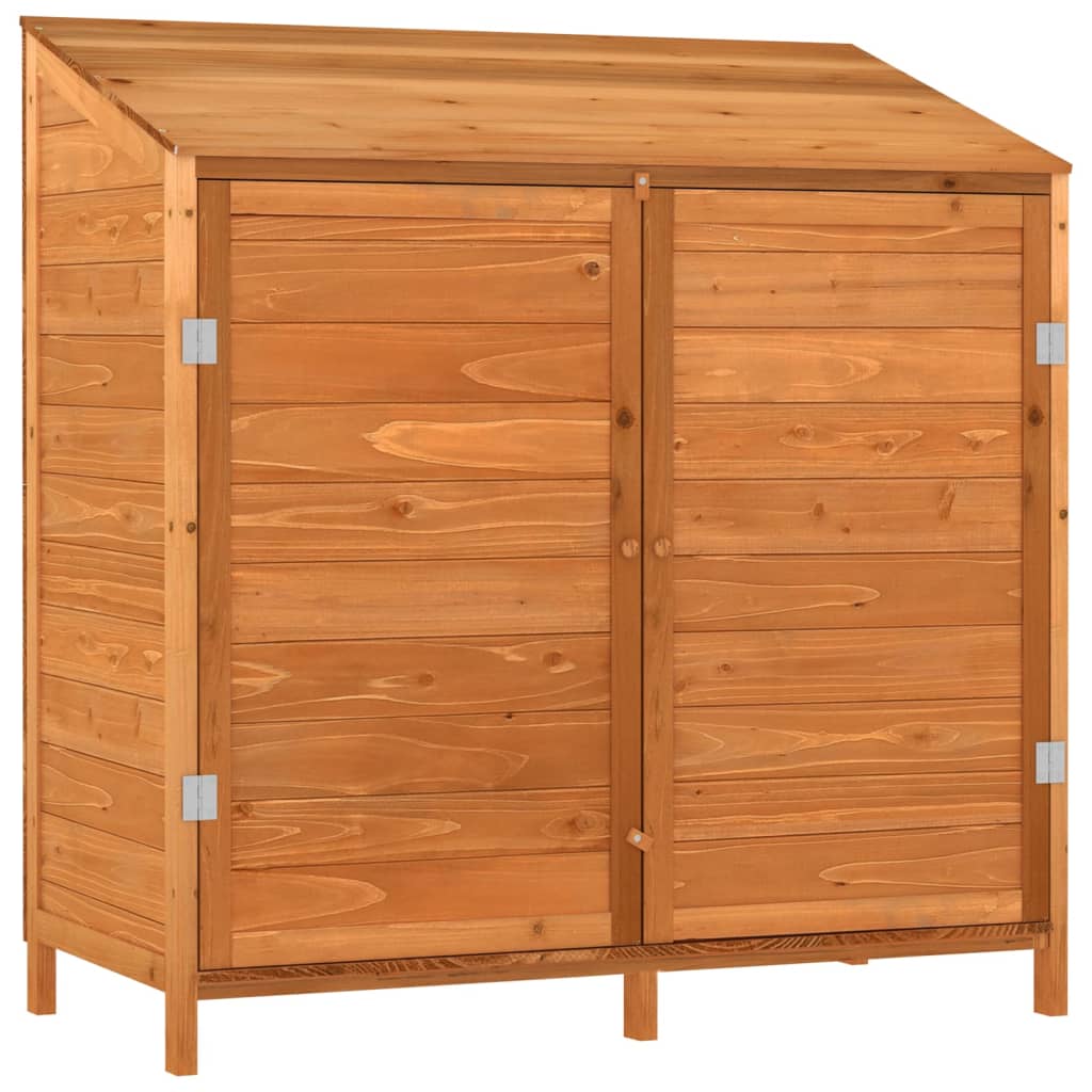 Vidaxl Garden Shed 102x52x112 cm Solid Pine Brown