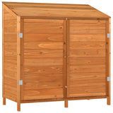 Vidaxl Garden Shed 102x52x112 cm Solid Pine Brown