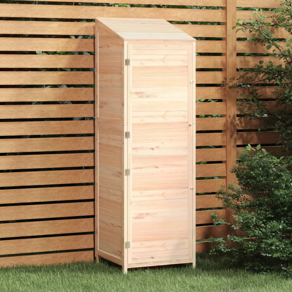 Vidaxl Garden Shed 55x52x174,5 cm Festkieferholz