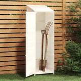 Vidaxl Garden Shed 55x52x174,5 cm Solid furuhvit