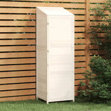 Vidaxl Garden Shed 55x52x174,5 cm Solid furuhvit