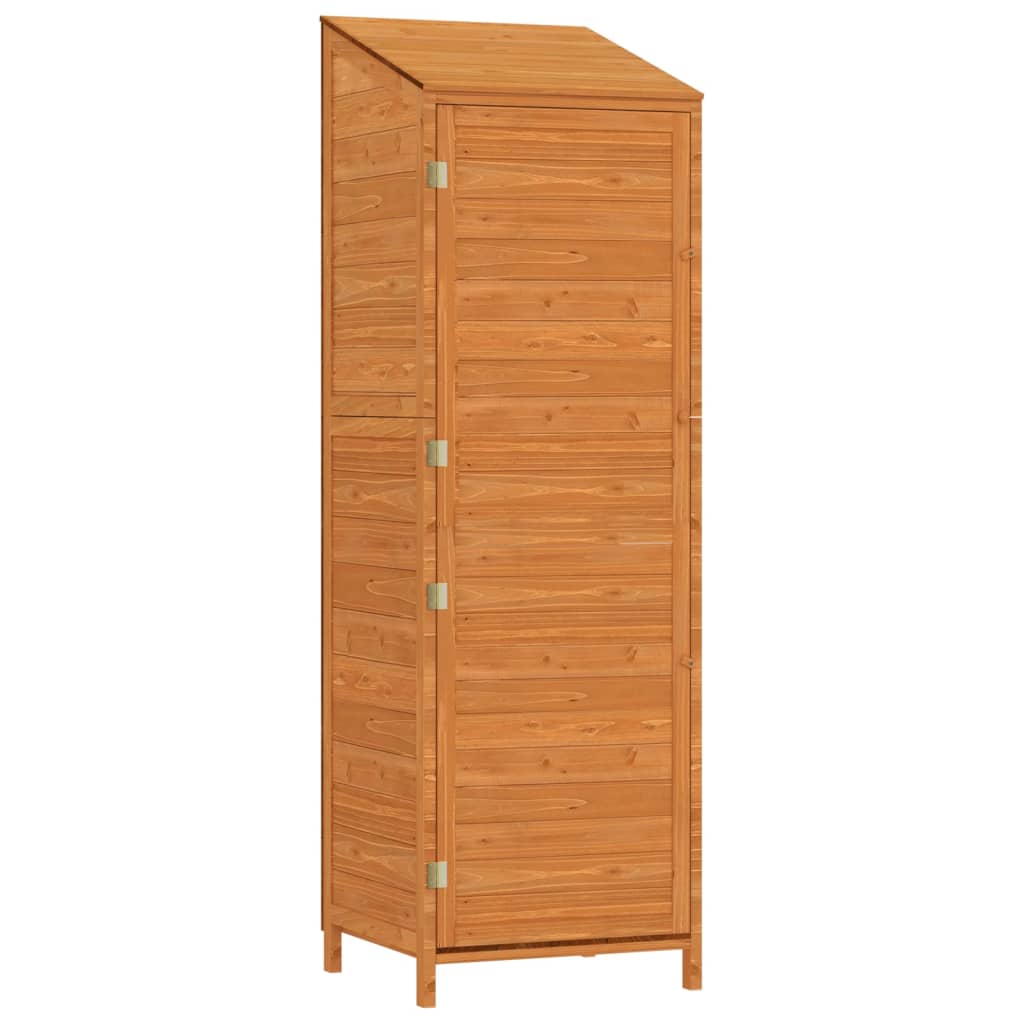 Vidaxl Garden Shed 55x52x174,5 cm Solid furubrun