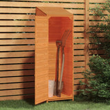 Vidaxl Garden Shed 55x52x174,5 cm Solid furubrun