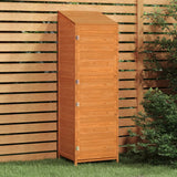 Vidaxl Garden Shed 55x52x174,5 cm Solid furubrun