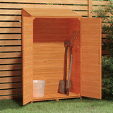 Vidaxl Garden Shed 102x52x174,5 cm Festkiefer Braun