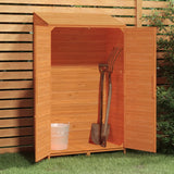 Vidaxl Garden Shed 102x52x174,5 cm Festkiefer Braun