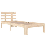 Vidaxl bedframe massief hout 100x200 cm