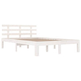Vidaxl bedframe massief hout wit 200x200 cm