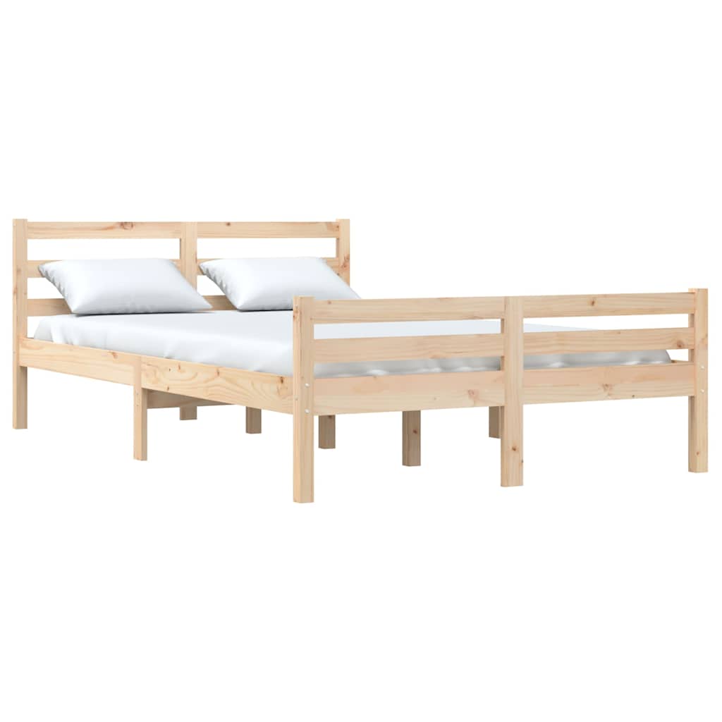 Vidaxl bedframe zonder matras massief hout 140x200 cm