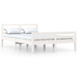 Vidaxl bedframe massief hout wit 160x200 cm