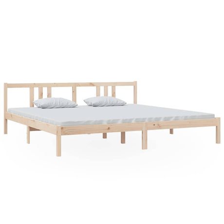 Vidaxl bedframe zonder matras massief hout 200x200 cm