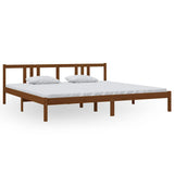Vidaxl bedframe massief hout honingbruin 200x200 cm