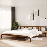 Vidaxl bedframe massief hout honingbruin 200x200 cm