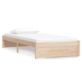 Vidaxl bedframe massief hout 90x190 cm