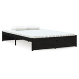 Vidaxl bedframe massief hout zwart 120x190 cm