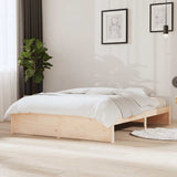 Vidaxl bedframe massief hout 140x190 cm