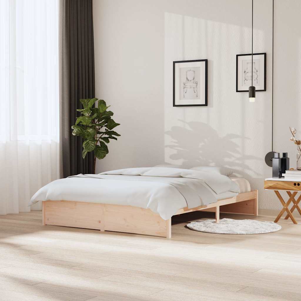 Vidaxl bedframe massief hout 150x200 cm