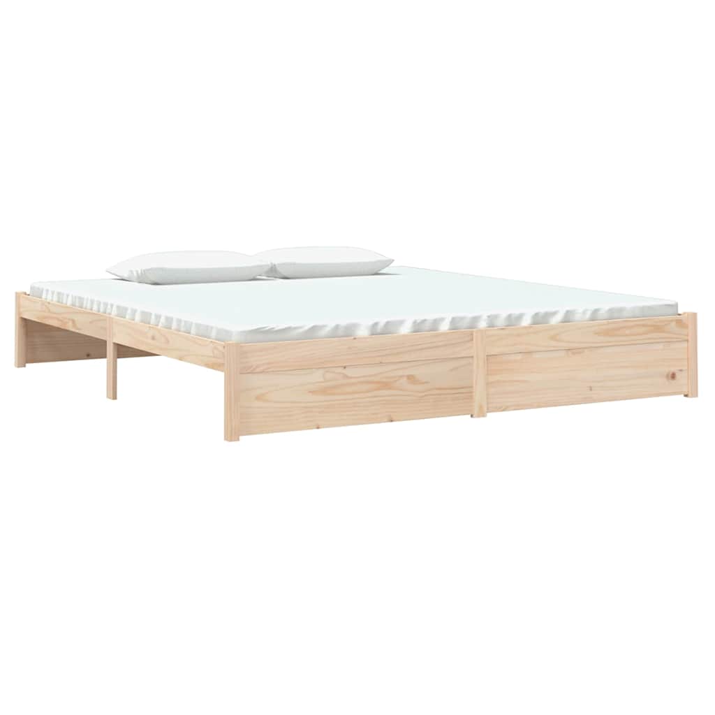 Vidaxl bedframe massief hout 180x200 cm