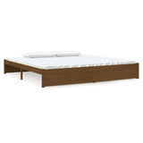 Vidaxl bedframe massief hout honingbruin 200x200 cm