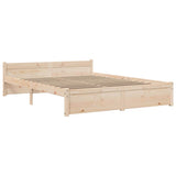 Vidaxl bedframe zonder matras massief hout 160x200 cm