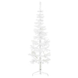 Vidaxl Kunstkerstboom Hälfte mit Standardschmal 120 cm Weiß