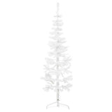 Vidaxl Kunstkerstboom hälften med standard smal 180 cm vit