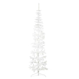 Vidaxl Kunstkerstboom Half with standard narrow 210 cm white