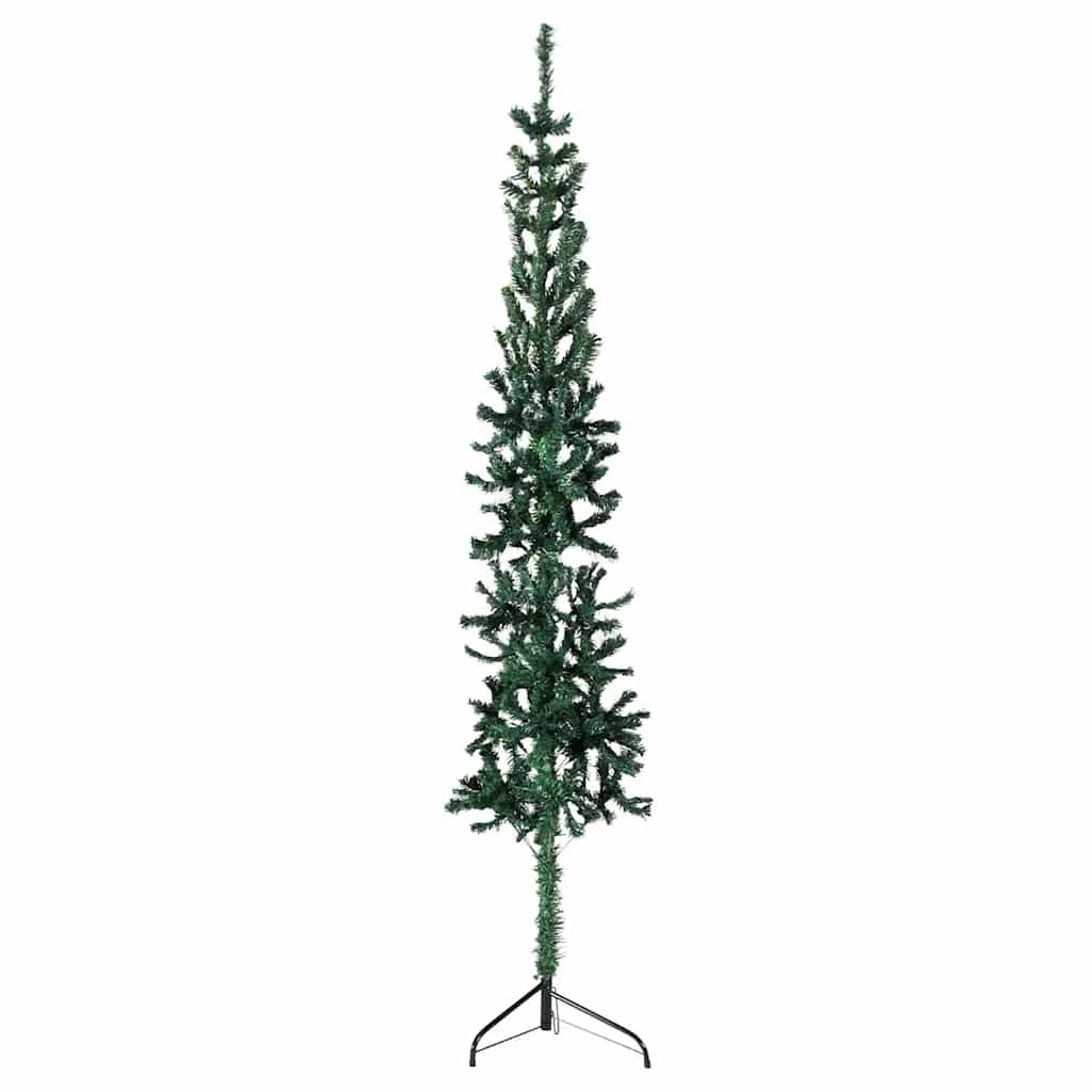 Vidaxl Kunstkerstboom Half con verde estándar de 210 cm de 210 cm