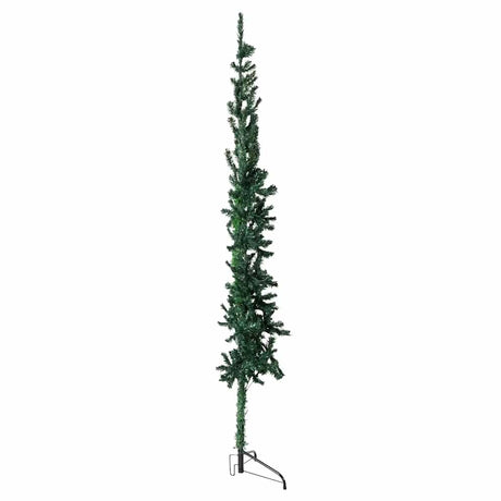 Vidaxl Kunstkerstboom Hälfte mit Standardschmaler 210 cm Grün