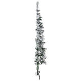 Vidaxx Künstliche Weihnachtsbaumhälfte mit Schnee schmal 150 cm