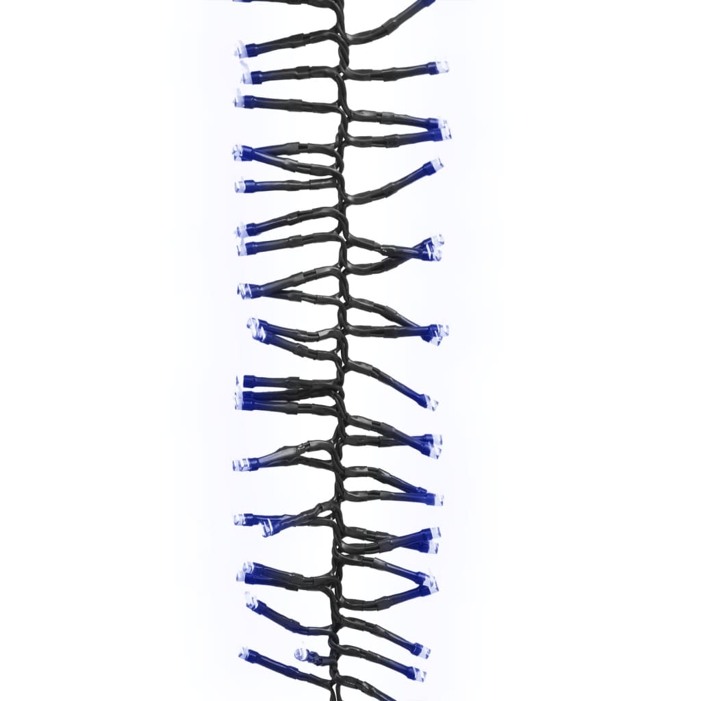 Vidaxl Light Girland Cluster mit 400 LEDs Blau 7,4 m PVC