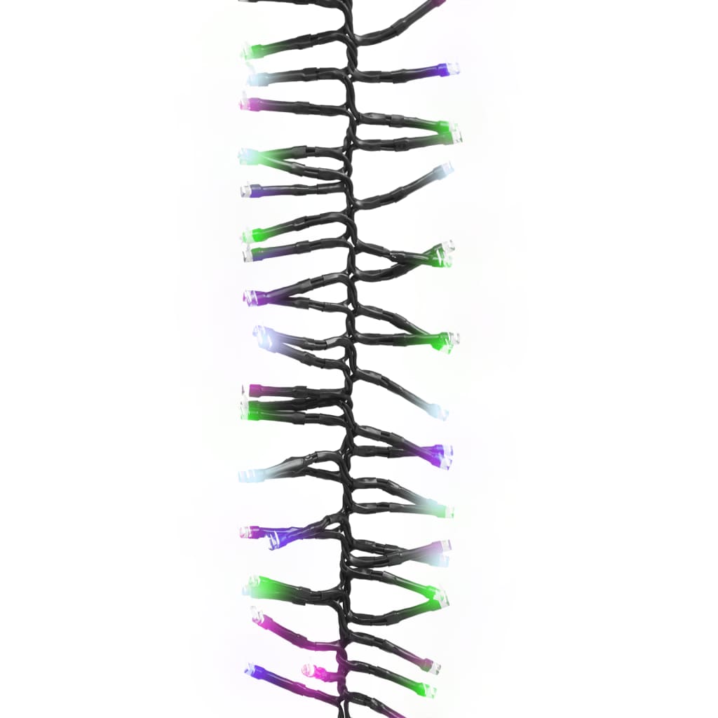 Vidaxl Light Girland Cluster mit 3000 LEDs Pastell Multicolour 23 m PVC