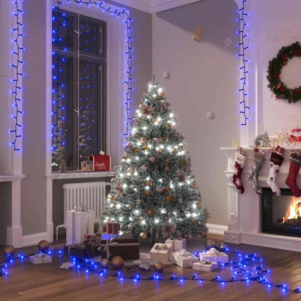 Vidaxl Light Girland Compact mit 1000 LEDs Blau 25 m PVC