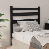 Vidaxl hoofdbord 81x4x100 cm massief grenenhout zwart