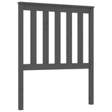 Vidaxl hoofdbord 81x6x101 cm massief grenenhout grijs