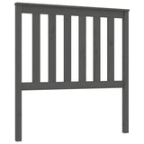 Vidaxl hoofdbord 96x6x101 cm massief grenenhout grijs